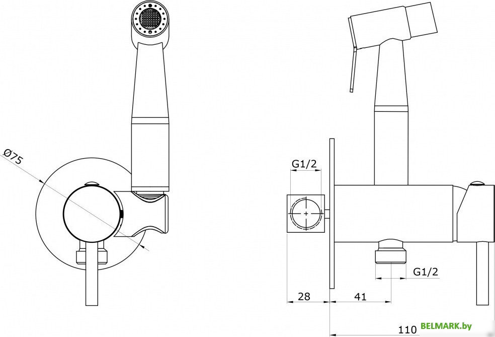 Гигиенический душ Vieir V462551-F - фото2