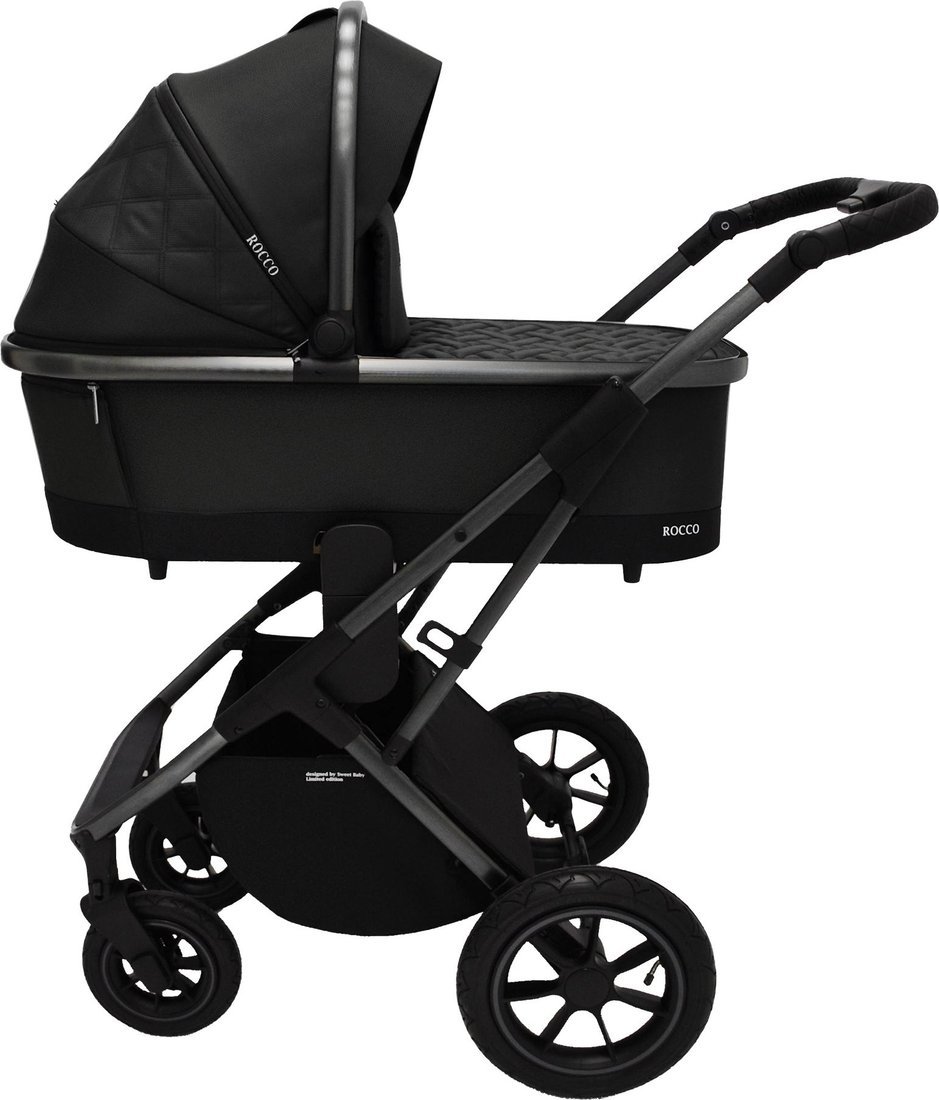 Универсальная коляска Sweet Baby Rocco Air 2в1 (черный) - фото2