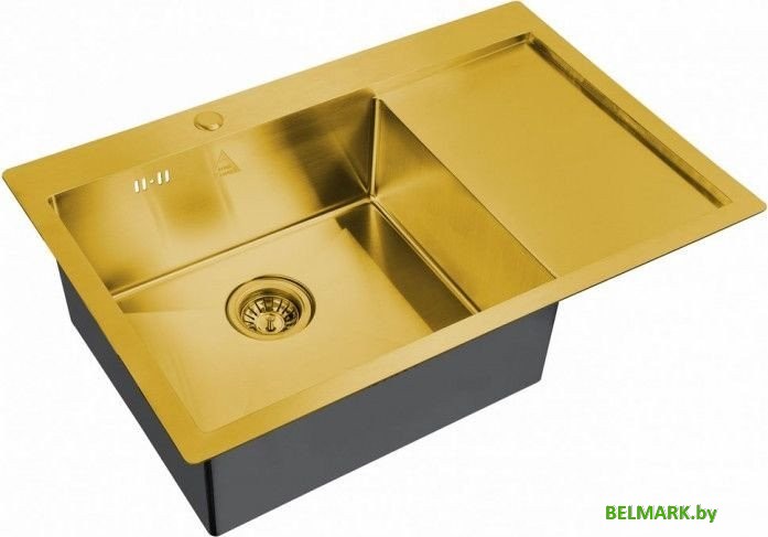 Кухонная мойка ZorG SH 7851-L Bronze - фото