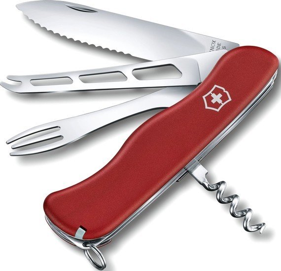 Складной нож Victorinox Cheese Master 0.8313.W (красный) - фото