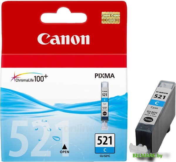 Картридж-чернильница (ПЗК) Canon CLI-521 Cyan - фото2