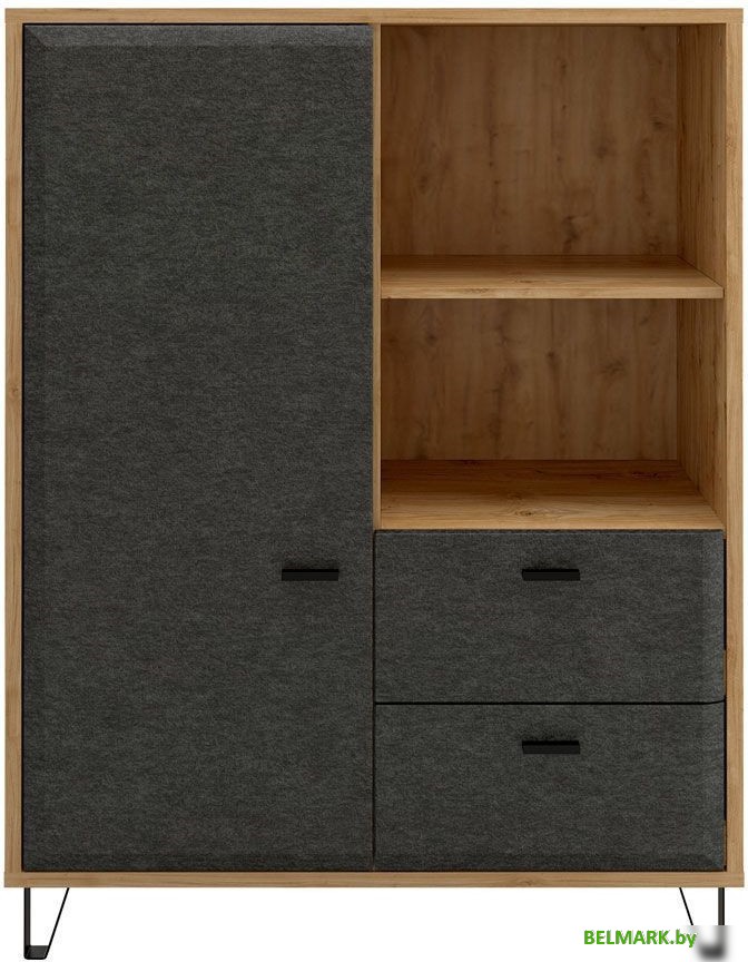 Тумба Black Red White Grace KOM1D2S (дуб наварра) - фото