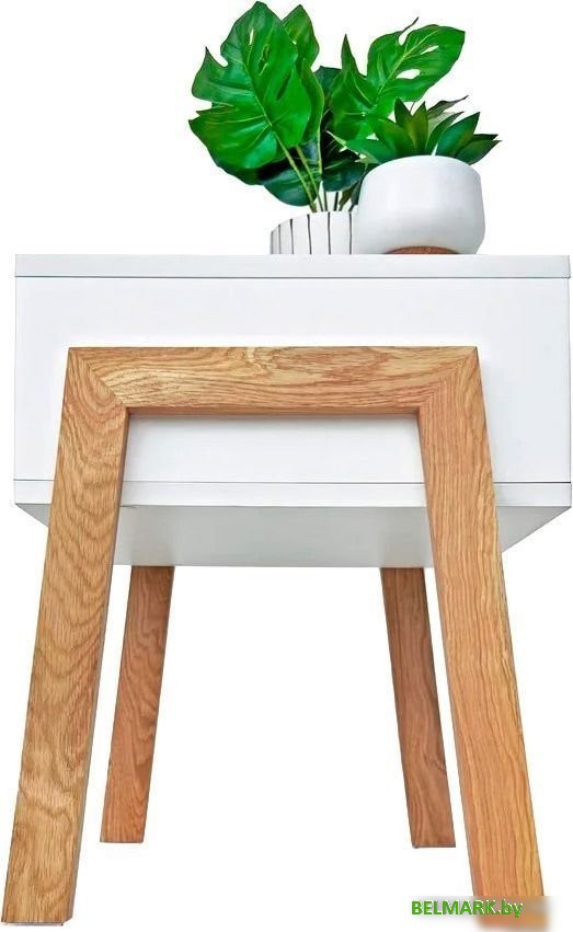 Тумба Crafto Руби 01 44x40x50 (белый) - фото2