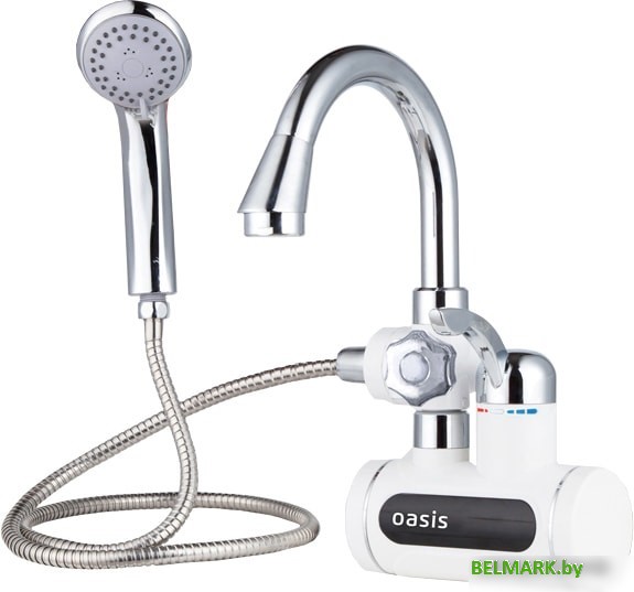 Проточный электрический водонагреватель кран+душ Oasis EP-3 - фото