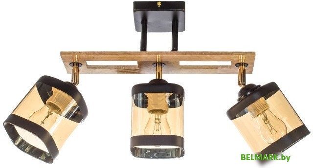 Люстра средней высоты Aitin Pro НПБ 02-3x60-101 N4718/3 (черный/золото) - фото2