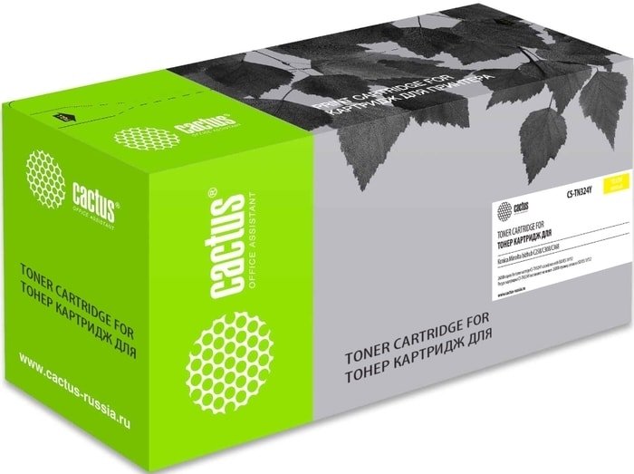 Картридж CACTUS CS-TN324Y (аналог Konica Minolta TN324Y) - фото