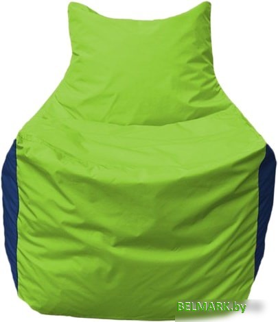 Кресло-мешок Flagman Фокс Ф2.1-184 (салатовый/темно-синий) - фото2