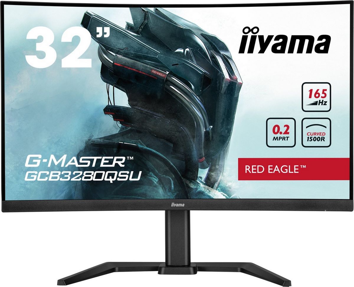 Игровой монитор Iiyama G-Master Red Eagle Curved GCB3280QSU-B1 - фото