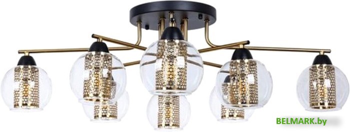 Люстра средней высоты Arte Lamp Manchester A7045PL-8BK - фото