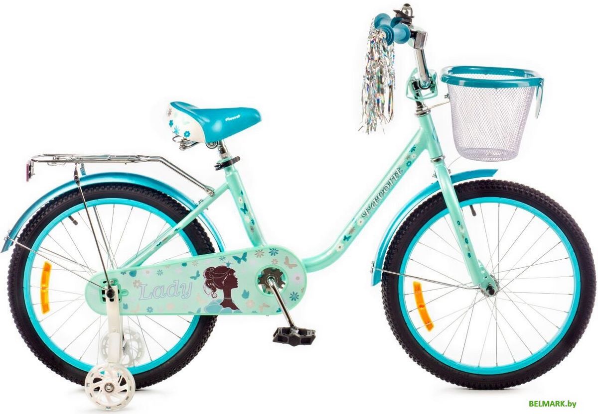 Детский велосипед Favorit Lady 20 LAD-Y20SN (мятный) - фото