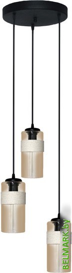 Подвесная люстра Элетех Эмма 231 НСБ 01-3х60-164 Е27 1005251639 (черный) - фото