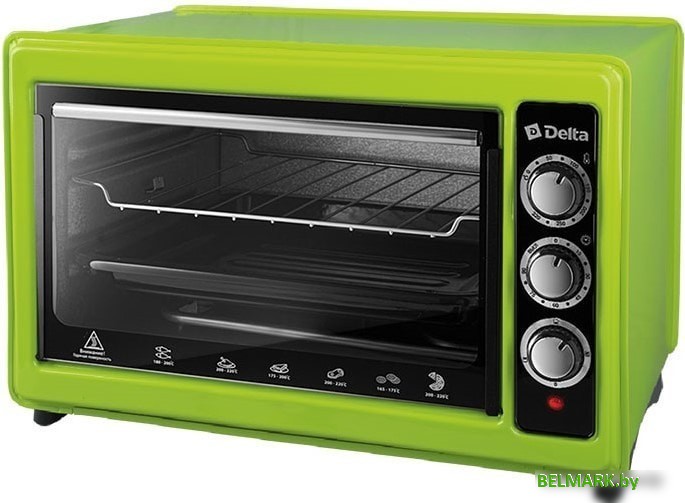 Мини-печь Delta D-0123 (зеленый) - фото