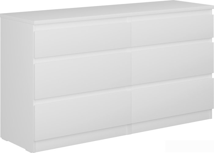 Комод Mio Tesoro Кастор 6 ящиков 2.03.02.080.1 (белый) - фото