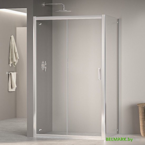 Душевой уголок RGW PA-76 (PA-016 + Z-050-2) 35087650-11 150x100 (хром/прозрачное стекло) - фото