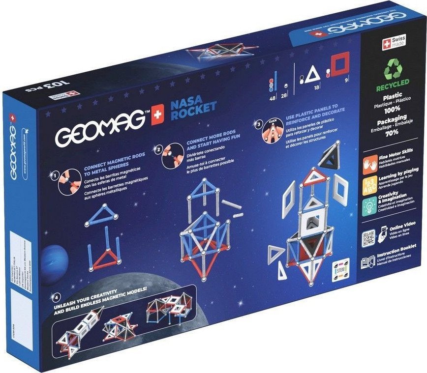 Магнитный конструктор Geomag Классик ракета GM808 - фото2