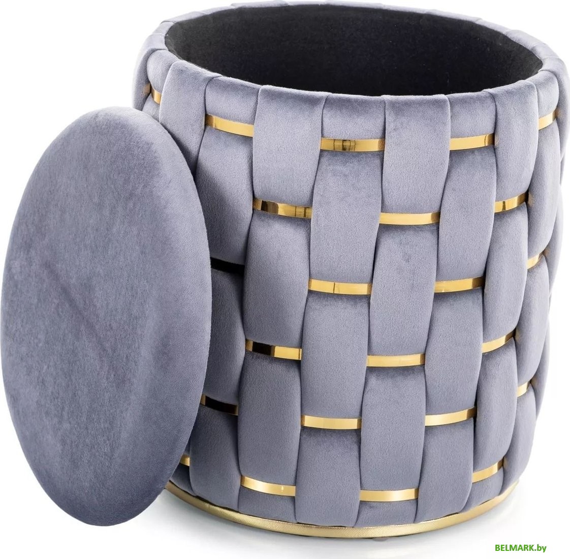 Пуфик Signal Tiara Velvet (серый) - фото2