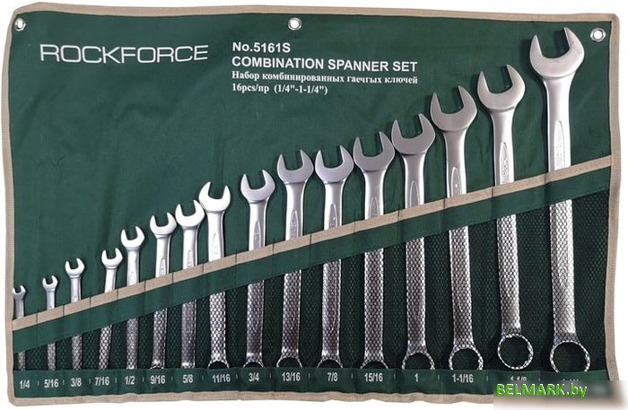 Набор ключей RockForce RF-5161S (16 предметов) - фото