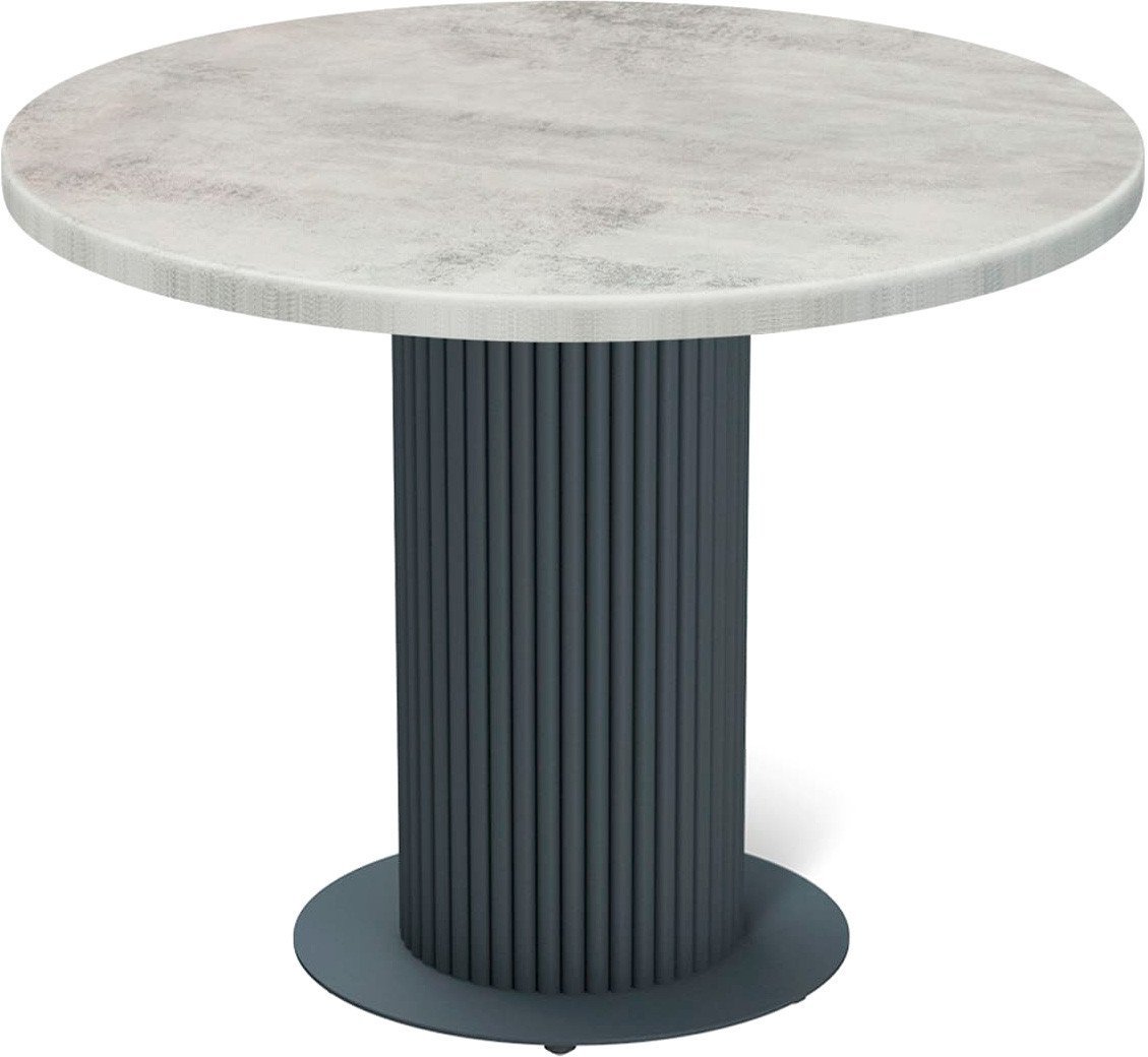 Кухонный стол Sheffilton SHT-TU69/TT 80 (антрацит/бетон светлый) - фото