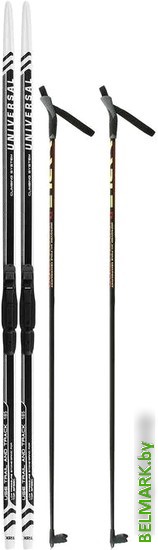 Универсальные лыжи STC Step 0075 205/165 (красный) - фото