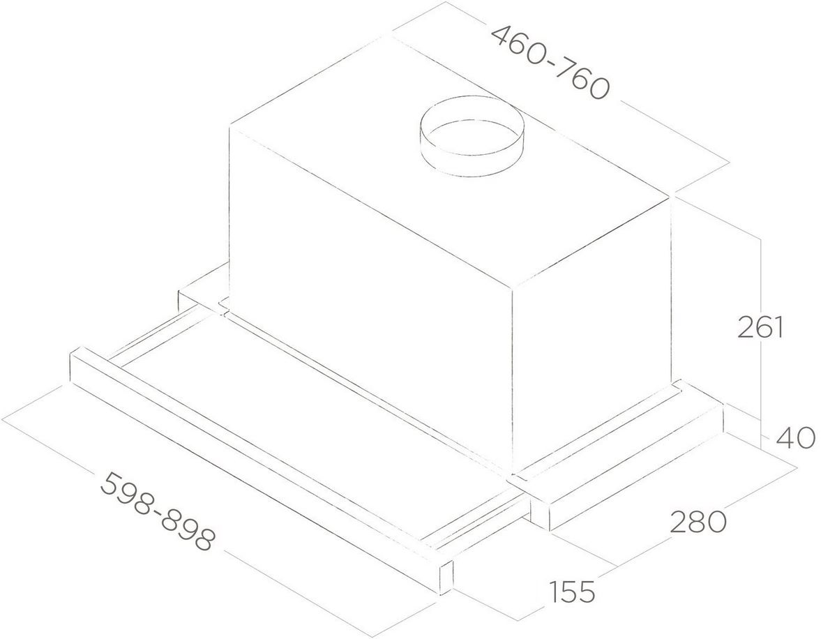 Кухонная вытяжка Elica Elite 26 IX/A/90/VT PRF0094215B - фото2