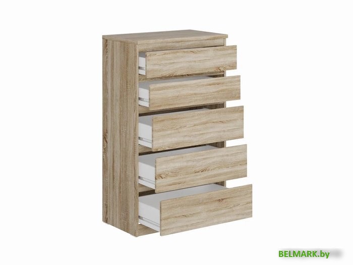 Комод Mio Tesoro Кастор 5 ящиков 2.03.02.070.3 (дуб сонома) - фото2