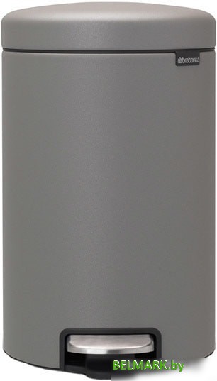 Brabantia Pedal Bin NewIcon 12 л (минерально-серый) - фото