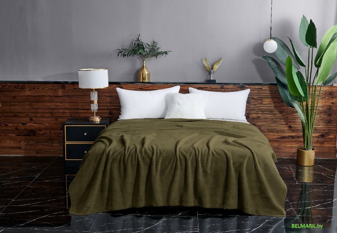 Покрывало Sofi De MarkO София 220x240 Пл-Сх011-220x240 (хаки 1) - фото