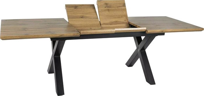 Кухонный стол Signal Xaviero II XAVIEROIIDAC160 (дуб артизан/черный) - фото