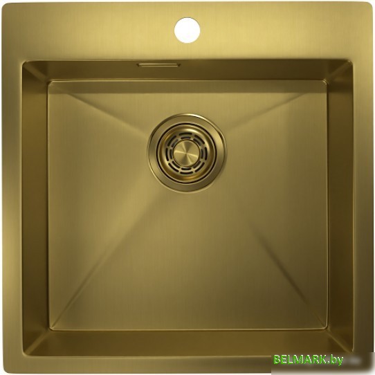 Кухонная мойка Granula GR-5151 (золото сатин) - фото