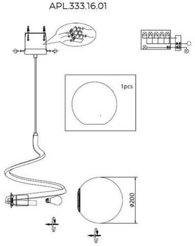 Подвесная люстра Aployt APL.333.16.01 - фото2