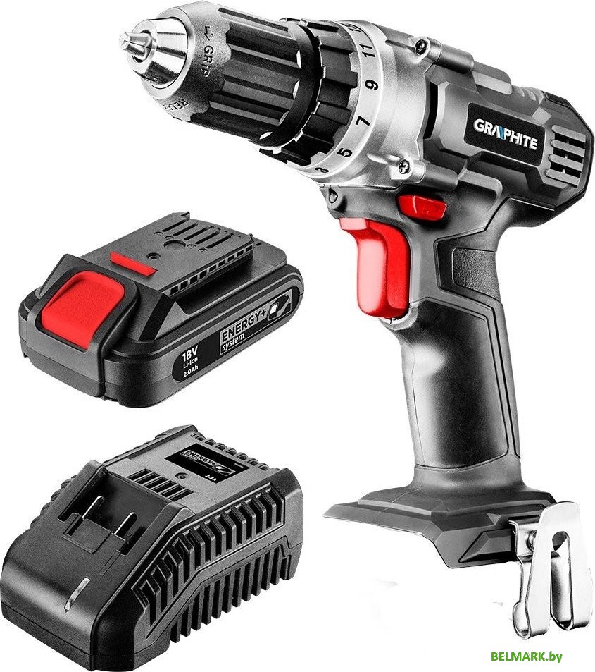 Дрель-шуруповерт GRAPHITE 58G000-SET1 (с 1-им АКБ) - фото2