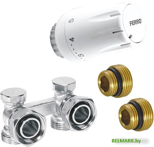 Комплект для подключения Ferro Угловой ZTV08 - фото
