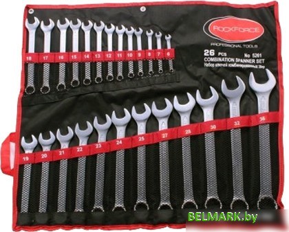 Набор ключей RockForce RF-5261P (26 предметов) - фото