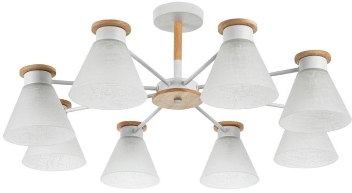 Люстра средней высоты Arte Lamp Tyler A1031PL-8WH - фото