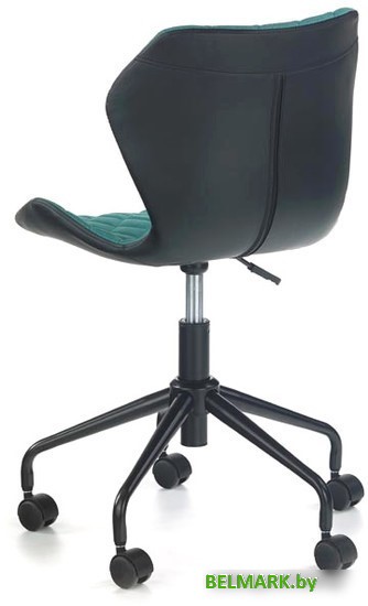 Кресло Halmar Matrix (черный/бирюзовый) - фото2