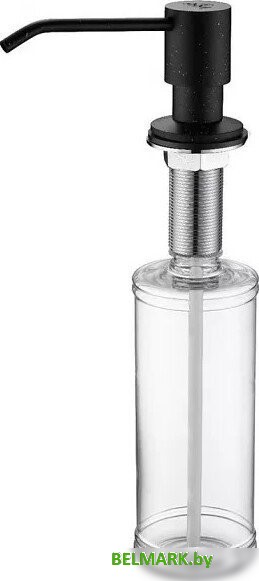 Дозатор для жидкого мыла Paulmark Sauber D002-418 (черный металлик) - фото