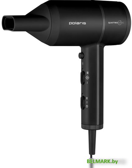 Фен Polaris PHD 2044Ti Quattro Ionic (черный) - фото2