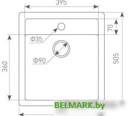 Кухонная мойка Zigmund & Shtain Platz 465 (топленое молоко) - фото2
