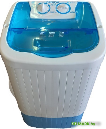 Активаторная стиральная машина Renova WS-85PE (с крышкой-трансформером) - фото2