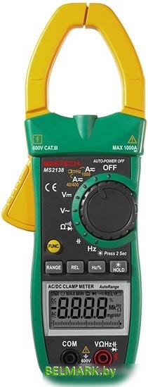 Токовые клещи Mastech MS2138 - фото