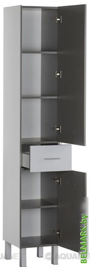 Aquanet Шкаф-пенал Верона 35 (белый) - фото2