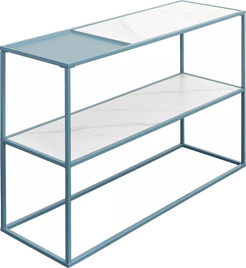 Консольный стол Bergenson Bjorn Mayen BB0000504 (белый/бирюзовый) - фото