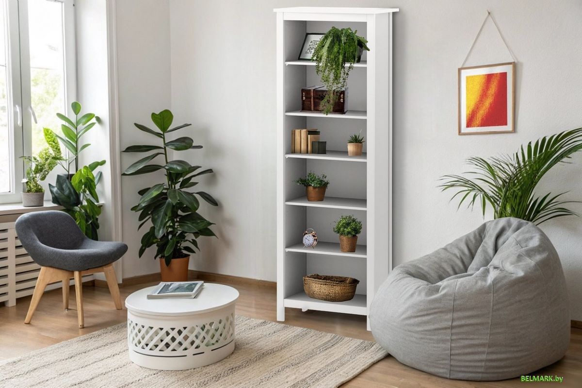 Стеллаж Mio Tesoro Сага 2.08.07.110.1 (белый) - фото2