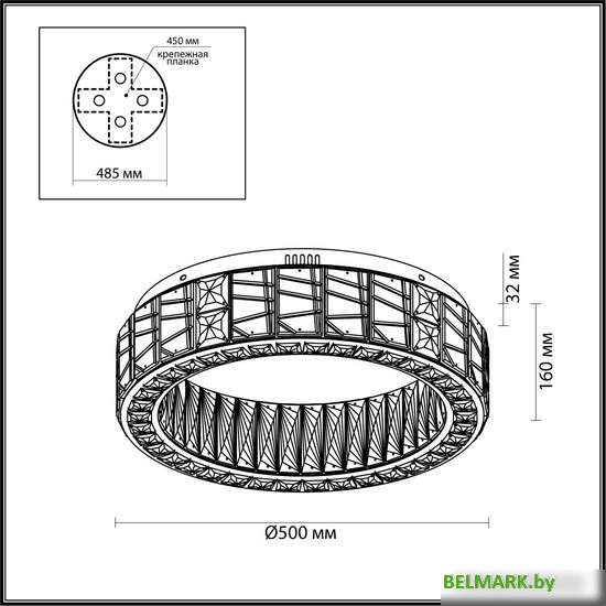 Подвесная люстра Odeon Light Version 5071/60CL - фото2