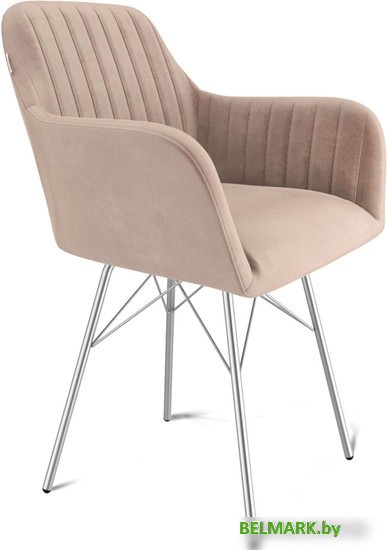 Стул Sheffilton SHT-ST38-1/S64 (латте/хром лак) - фото