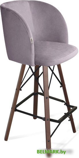 Стул Sheffilton SHT-ST33/S80 (сиреневая орхидея/темный орех/черный) - фото