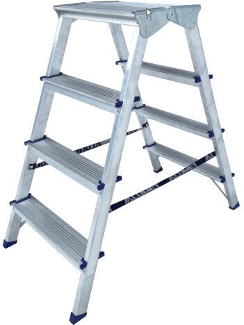 Лестница-стремянка Алюмет ADK 6204 (2x4 ступени) - фото