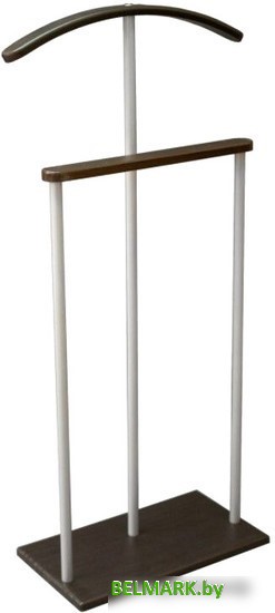 Стойка для одежды Мебелик Костюмная Дэви 1 (металлик/венге) - фото