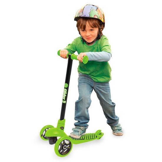 Трехколесный самокат Yvolution Glider Air (зеленый) - фото2