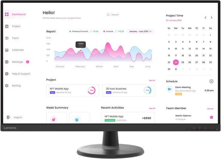 Монитор Lenovo D32-40 66FCGAC2EU - фото